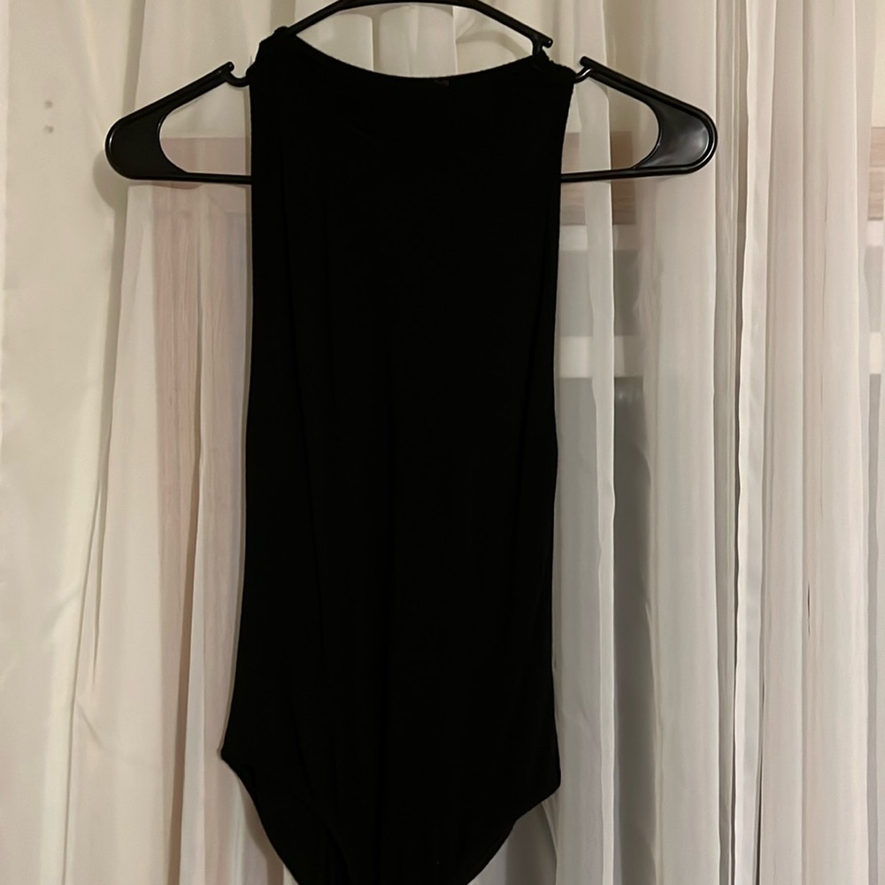 Black bodysuit - size unknown - fits like small